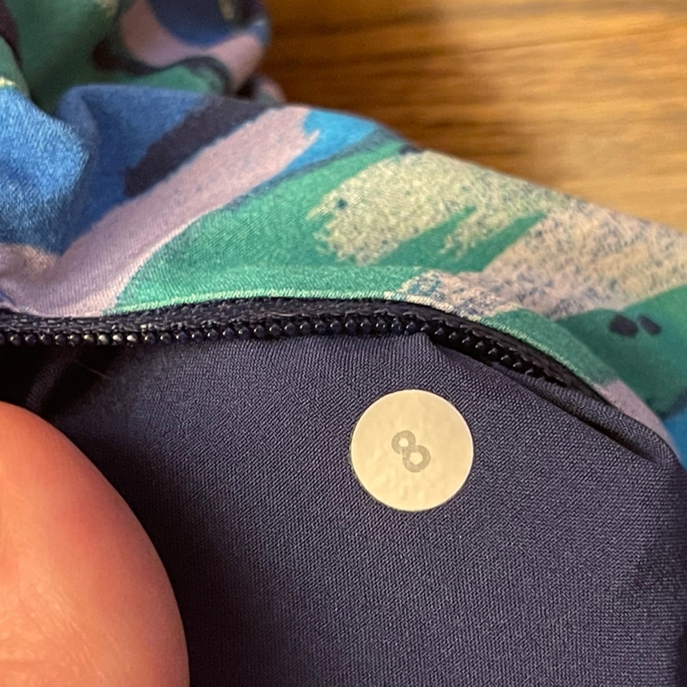 Lululemon Multi Color Tracker Shorts-Size 8 - image 3